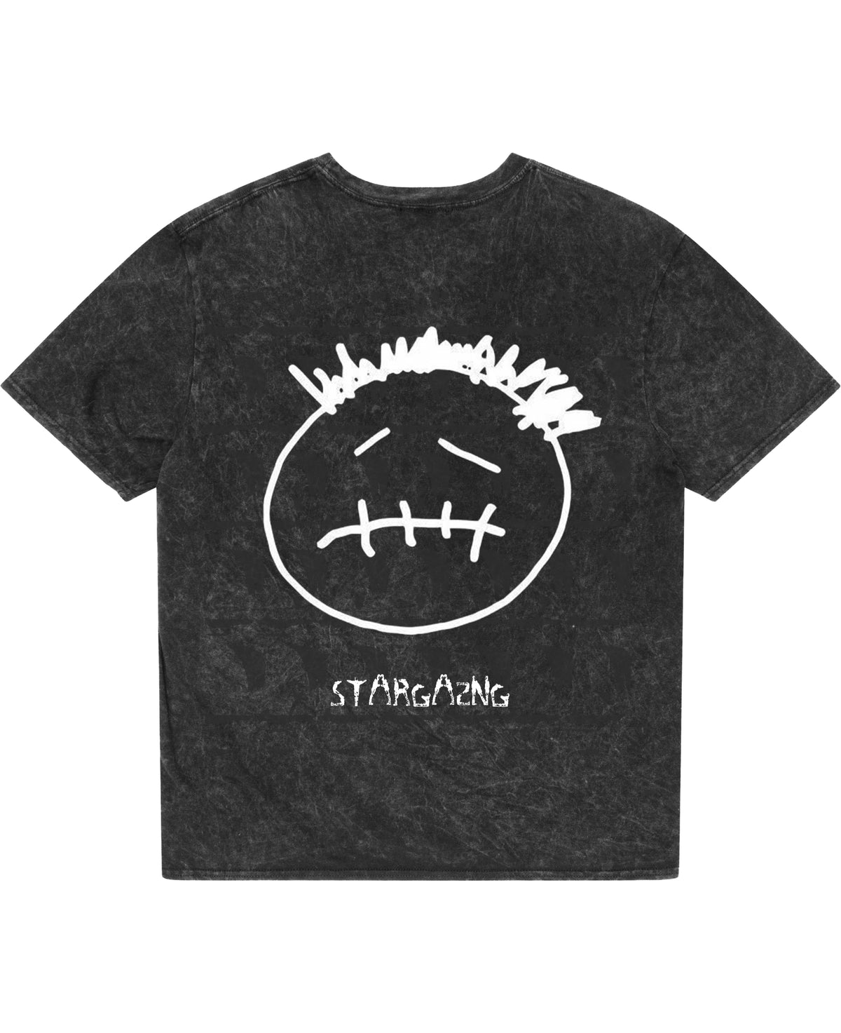 Acidwash Oversized T-shirt Back Design