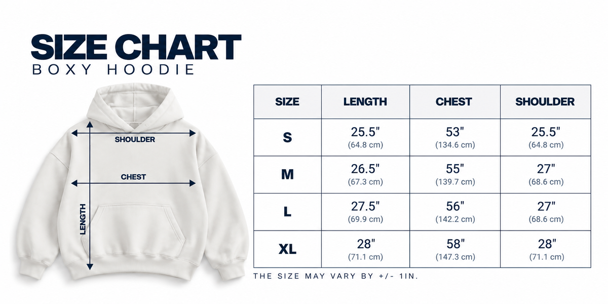 RDS Surrender- Cream Boxy Hoodie