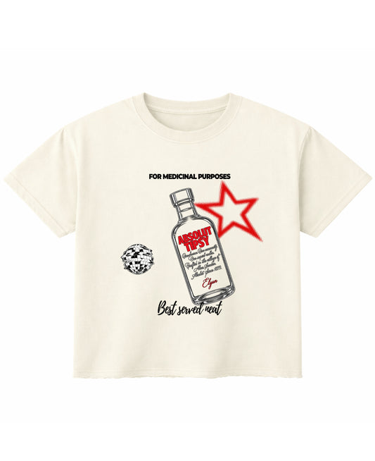 Off White Boxy Fit T-shirt Front Design