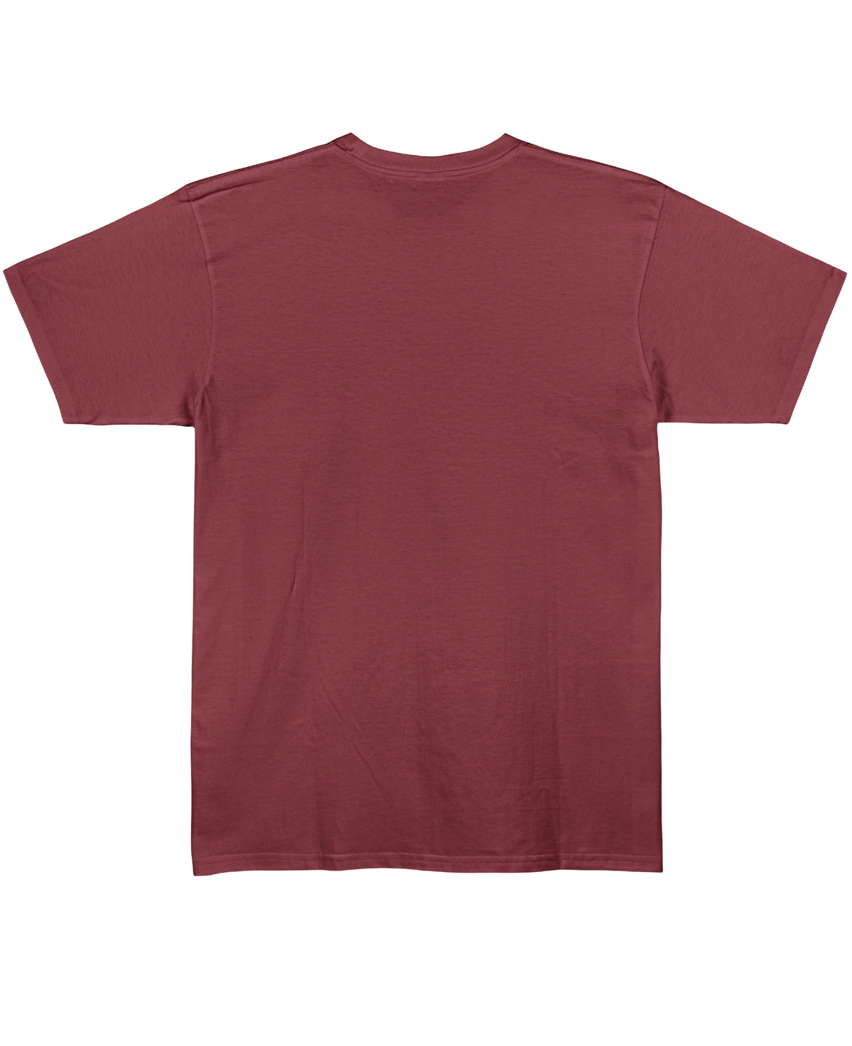 Maroon Regular Fit T-shirt Back Design