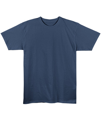 Navy Blue Regular Fit T-shirt Front Design