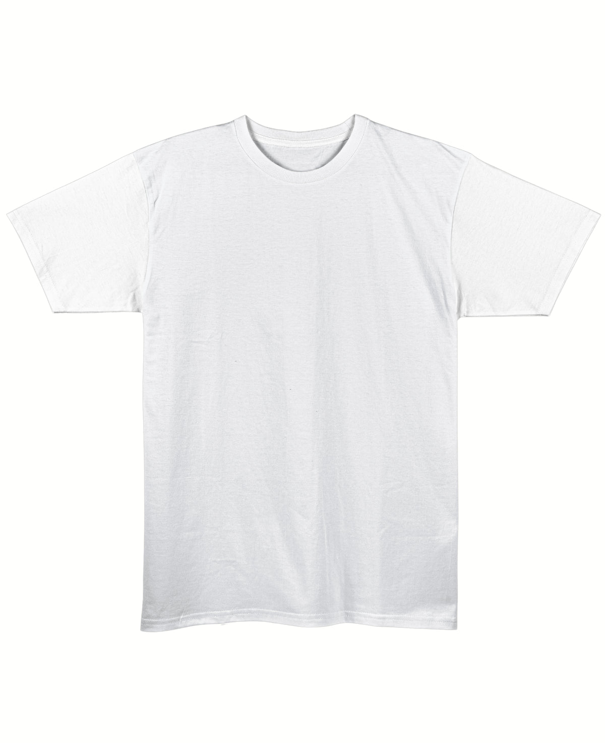 White Regular Fit T-shirt Front Design