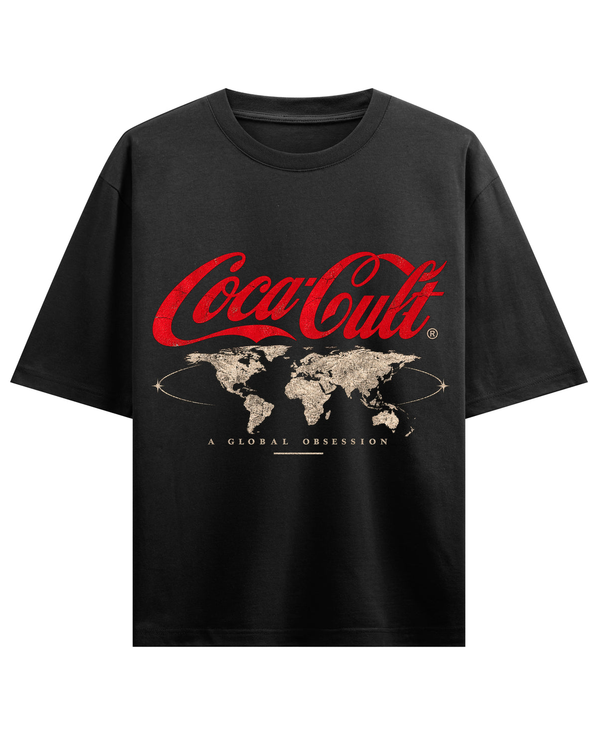 Black Oversized T-shirt Front Design