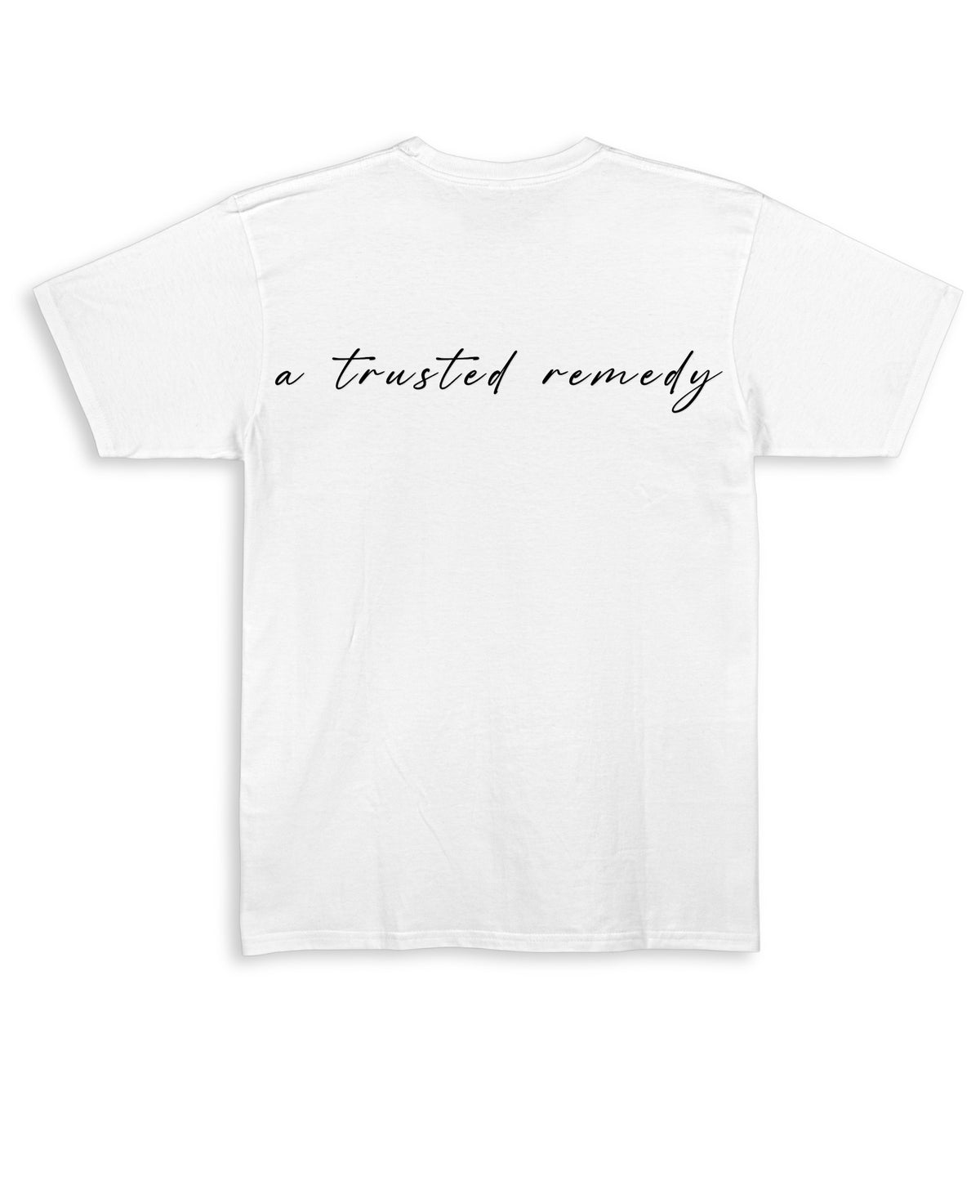 White Regular Fit T-shirt Back Design