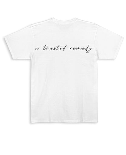 White Regular Fit T-shirt Back Design
