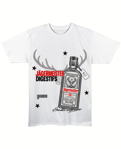 White Regular Fit T-shirt Front Design