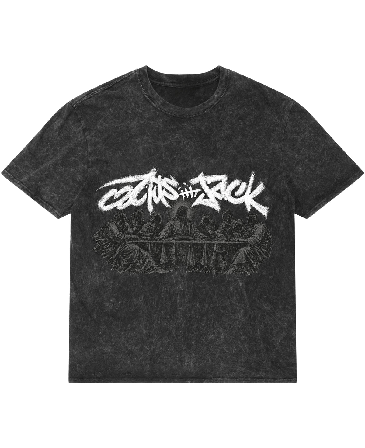 Acidwash Oversized T-shirt Front Design